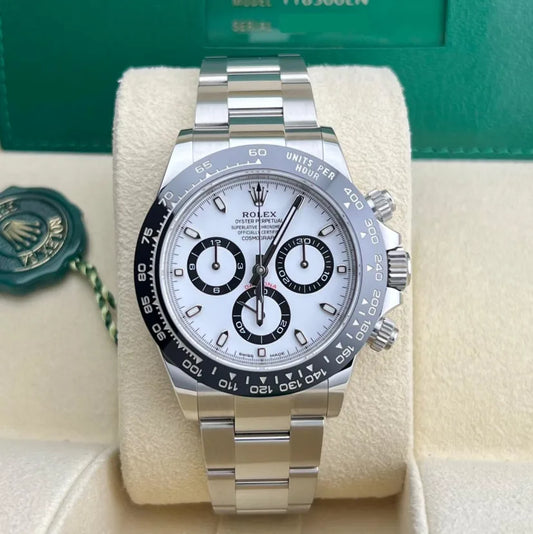 2021 Rolex Daytona Panda  Ceramic  White