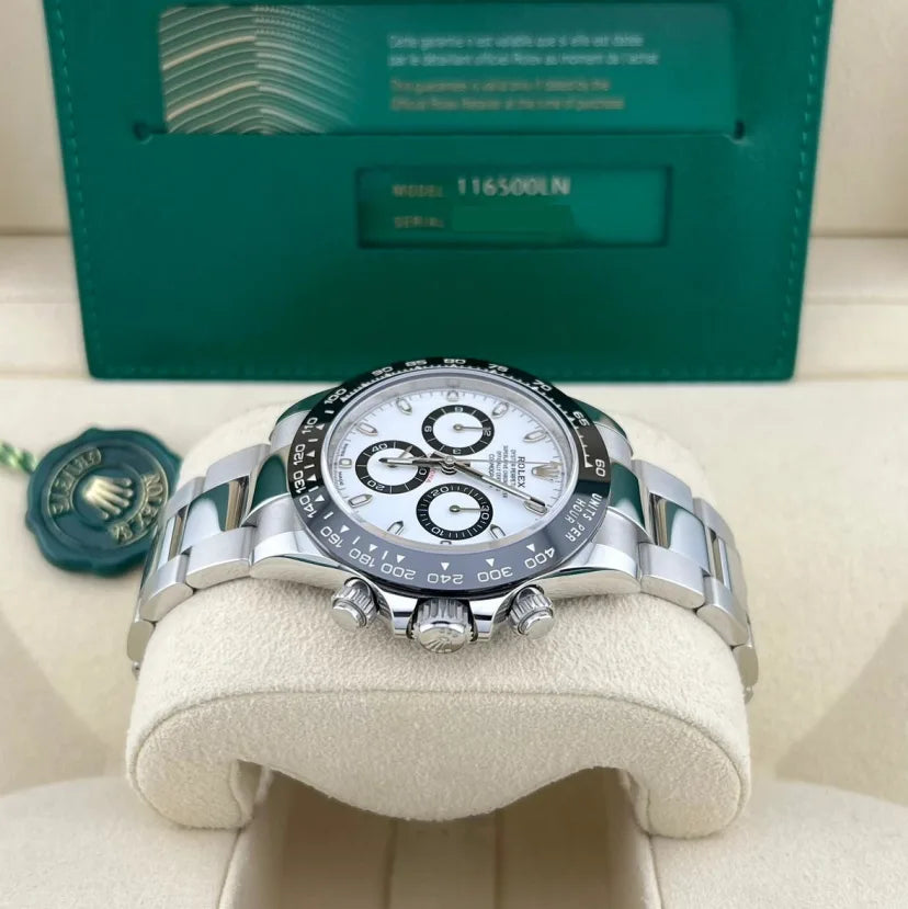 2021 Rolex Daytona Panda  Ceramic  White