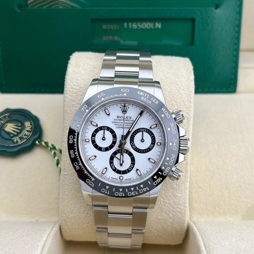 2021 Rolex Daytona Panda  Ceramic  White