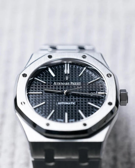 Audemars Piguet AP Royal Oak Silver Black Metal